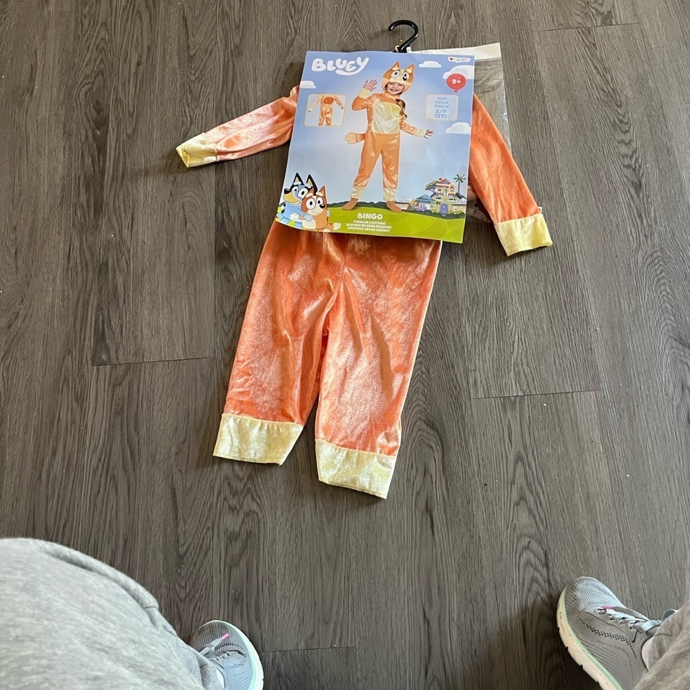 Bingo kids costume- Orange and Gold
